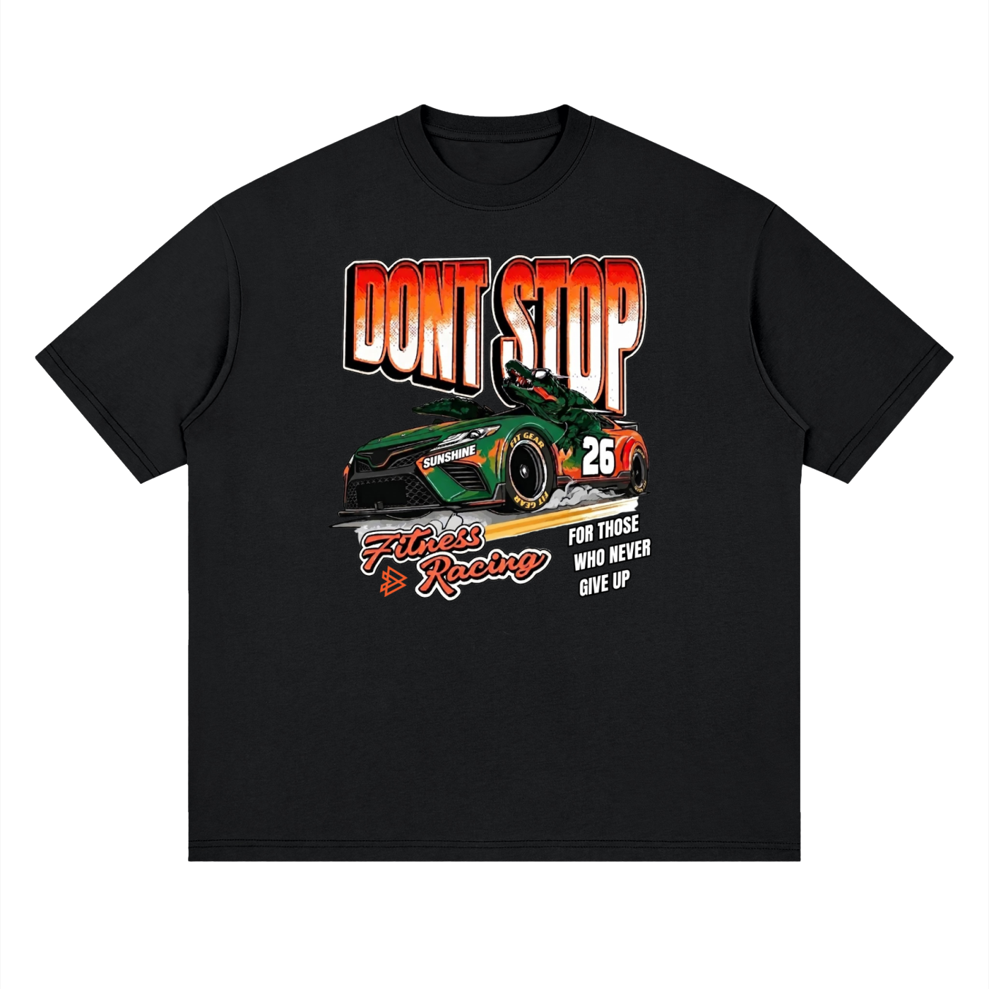 Fitness Racing Oversize T-Shirt