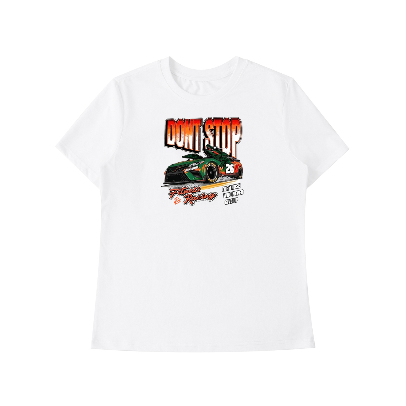 Fitness Racing Womens T-Shirt