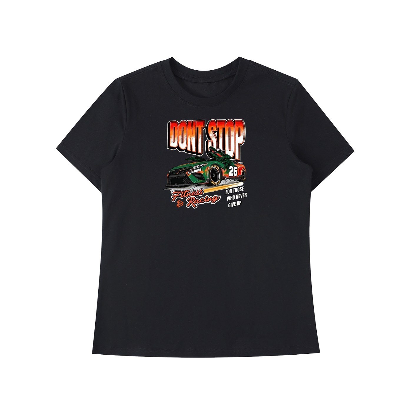 Fitness Racing Womens T-Shirt