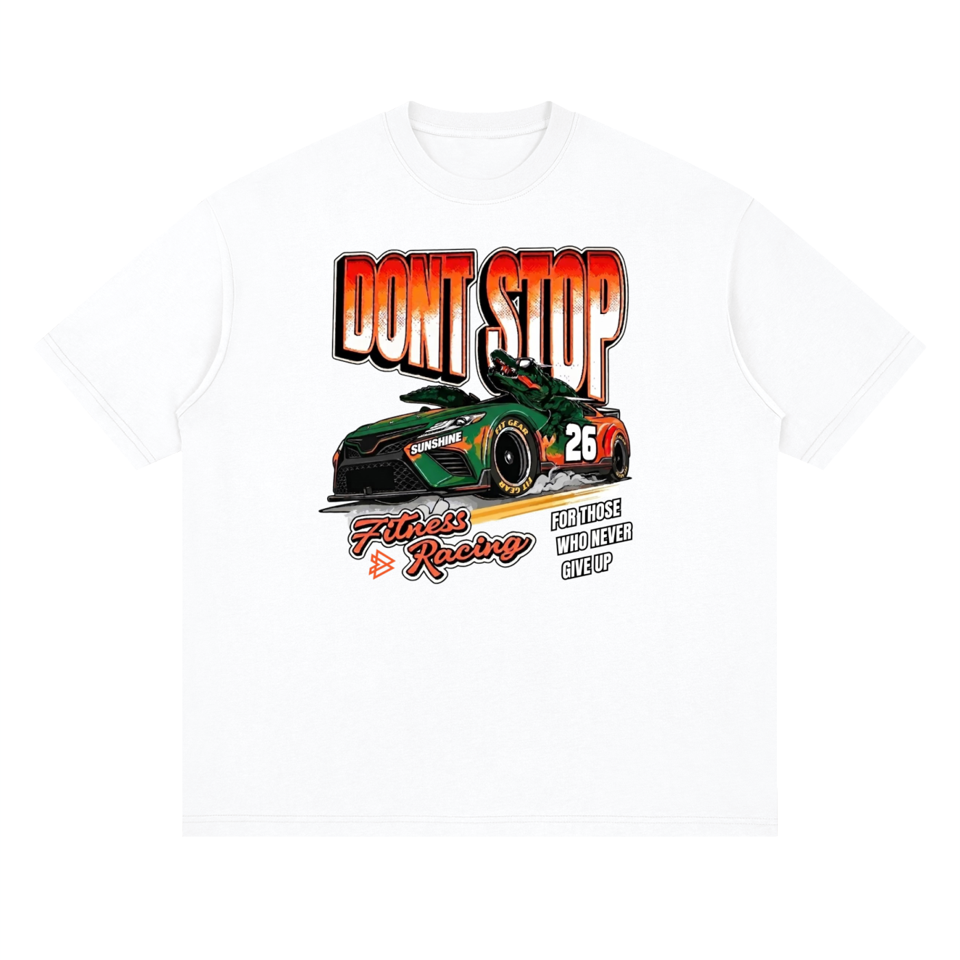 Fitness Racing Oversize T-Shirt